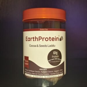 EarthProtein Cocoa and Seeds Laddu with 6.1 g protein